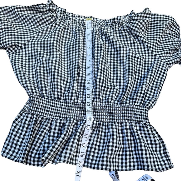 Buffalo David Bitton Seersucker Top Size M - Picture 4 of 6